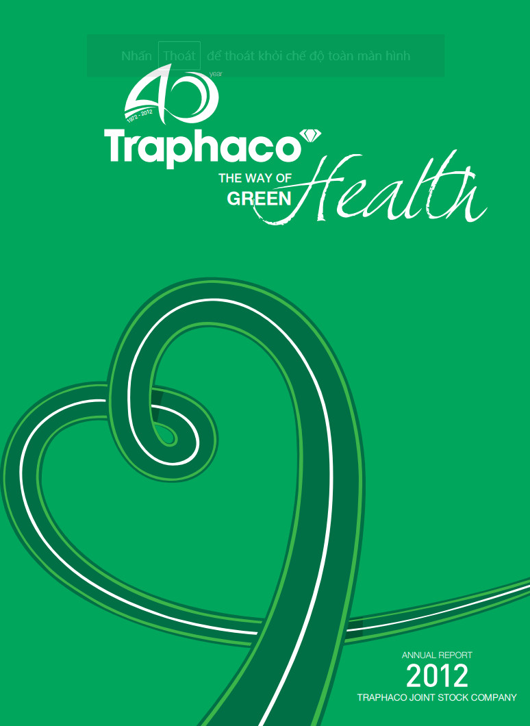 Traphaco Annual Report 2012