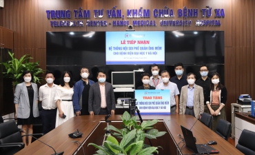 Trao tặng hệ thống nội soi phế quản cho Bệnh viện Đại học Y Hà Nội