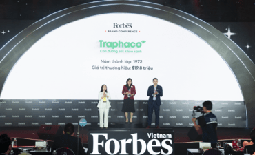 Traphaco - Thương hiệu dược phẩm của người Việt* duy nhất trong “Top 25 thương hiệu hàng tiêu dùng cá nhân & công nghiệp dẫn đầu” của Forbes Việt Nam